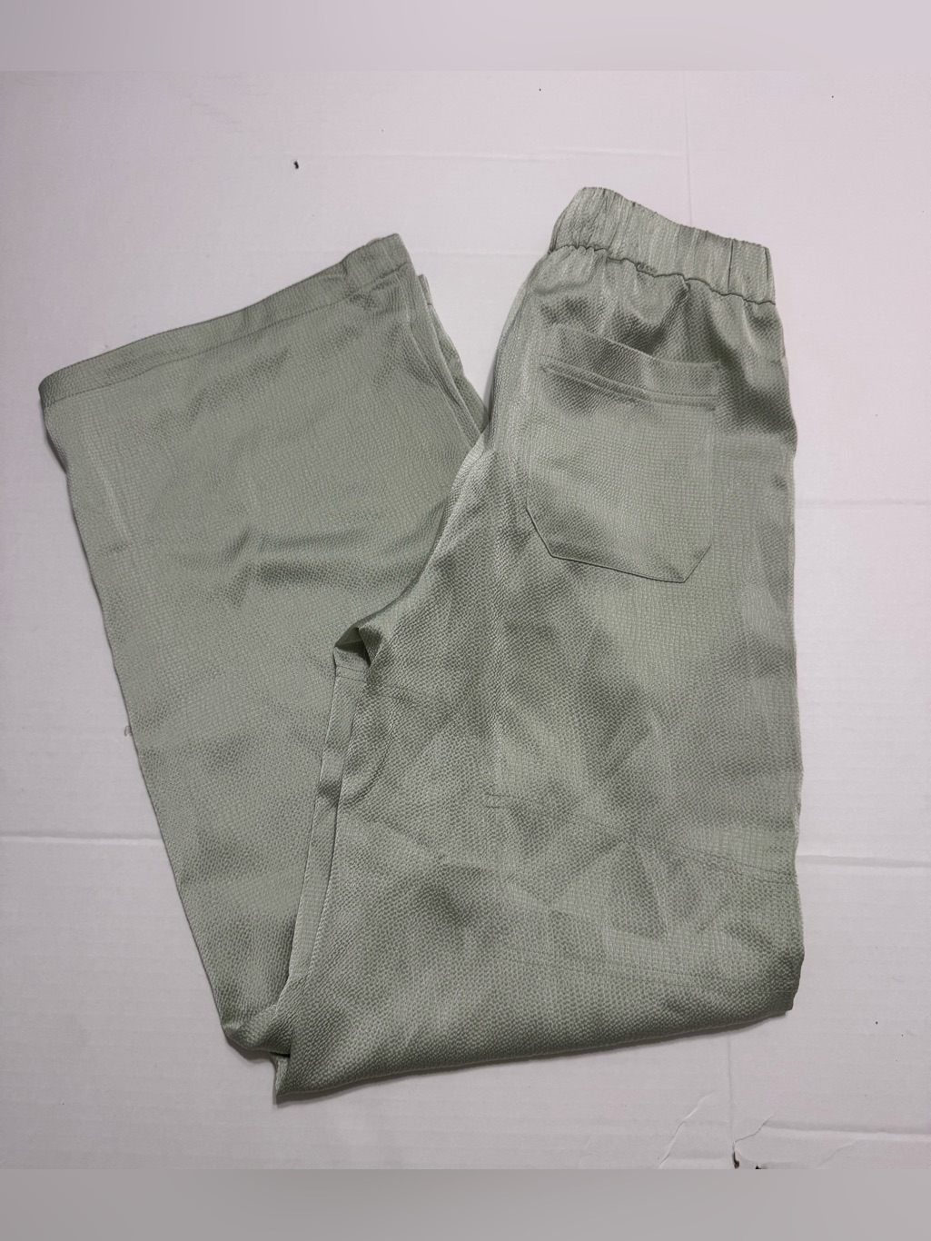 Cult Gaia Minaya Wide Leg Pants Women’s Size Small In Jade Green